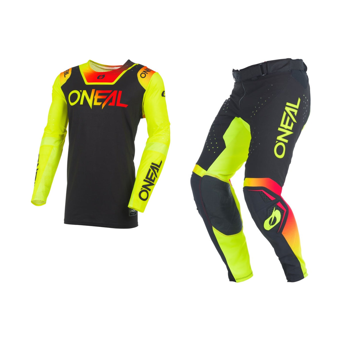 Oneal 2027 Prodigy Five Six Gear Set - Black/Neon Yellow