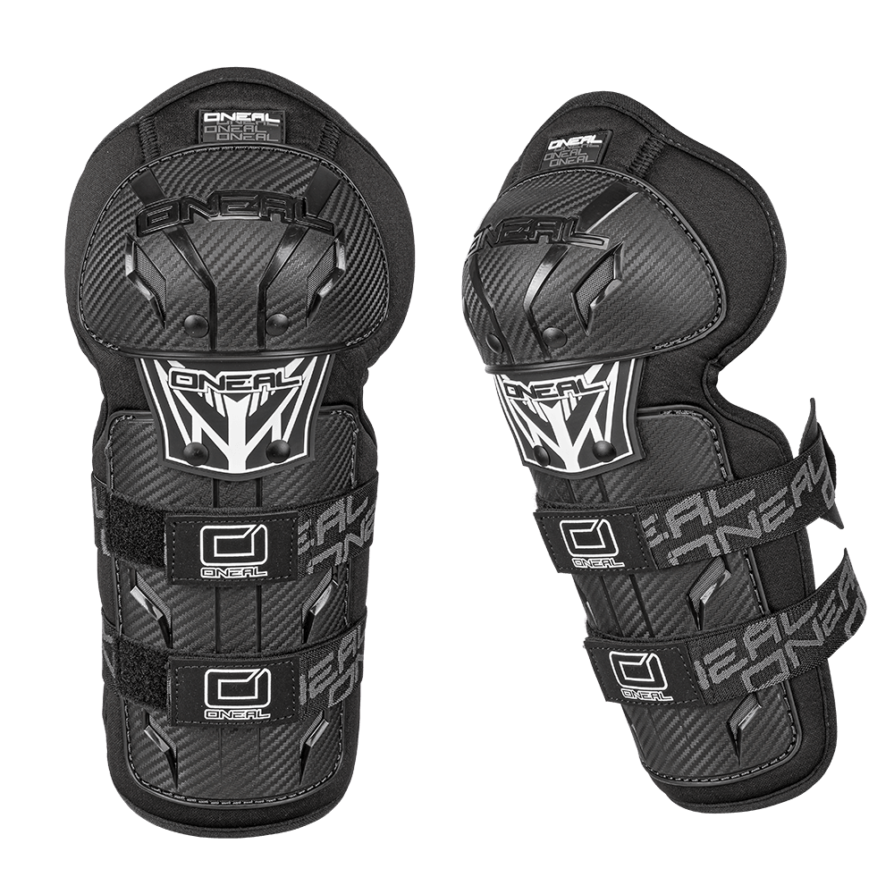 ONEAL PRO III CARBON LOOK YOUTH KNEE GUARD - BLACK