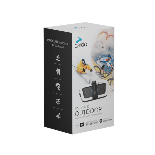 CARDO PACKTALK OUTDOOR SINGLE - WHITE