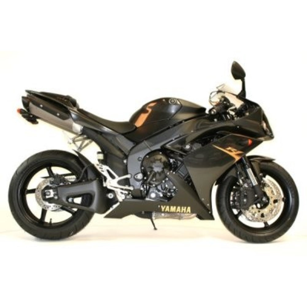 R&G Crash Protectors AERO (lowers) Yamaha YZF-R1 '07-'14 BLACK