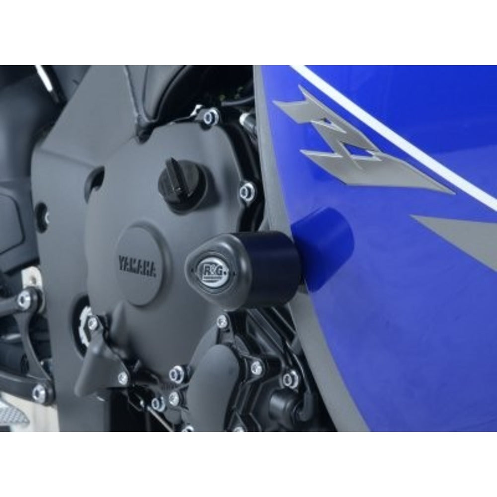 R&G Frame Sliders AERO No-Cut Yamaha YZF-R1 '13-'14 BLACK