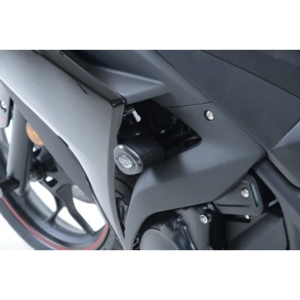 R&G Crash Protectors AERO RACE TYPE Yam YZF-R25 \'14-\'18 / YZF-R3 \'15-\'18 BLACK