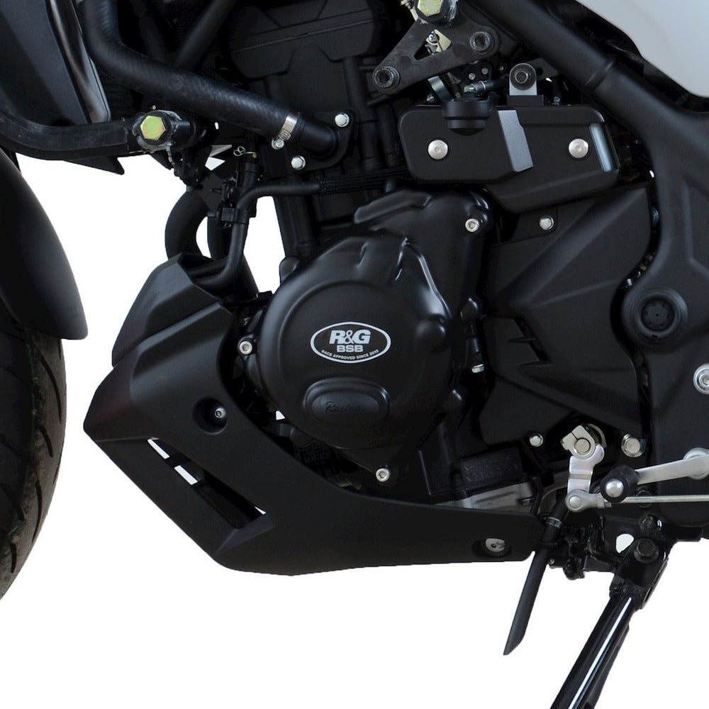 R&G Case Cover Race version LHS YZF-R25 '14-, YZF-R3 '15-, MT-03 '16-, MT-25 '16-onwards