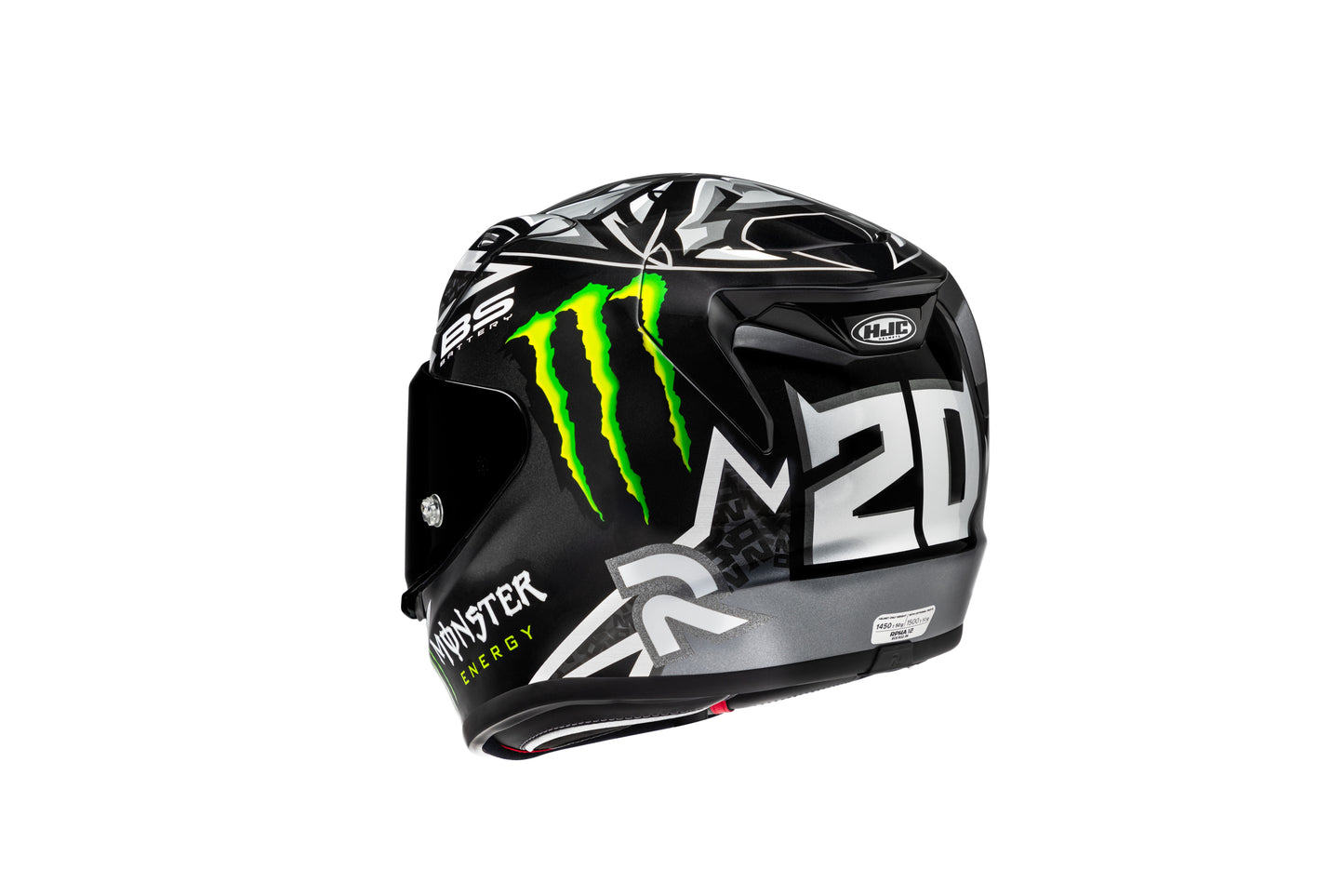 HJC RPHA 12 QUARTARARO REPLICA BLACK HELMET - MC5