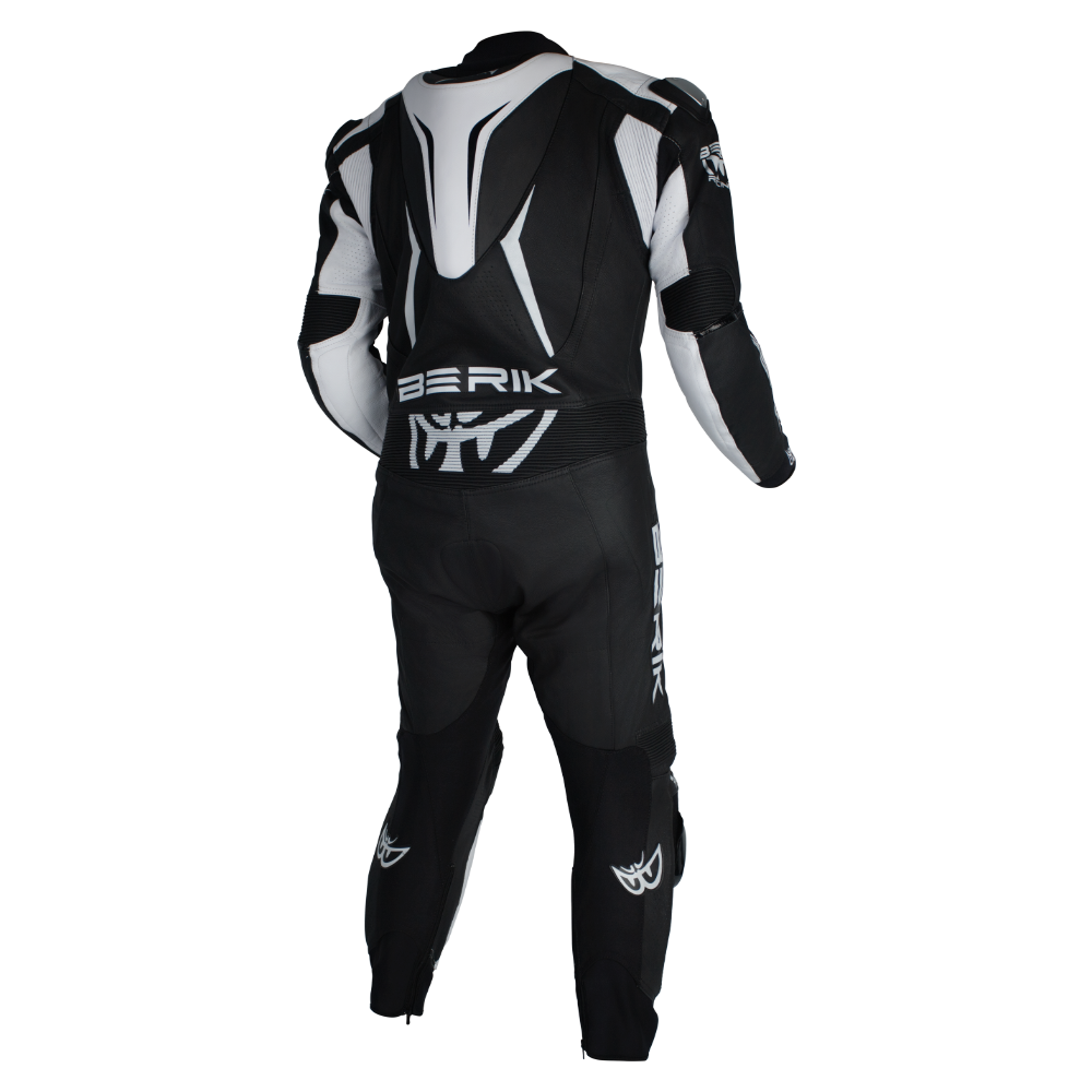 BERIK MUGELLO LEATHER SUITS - BLACK/WHITE