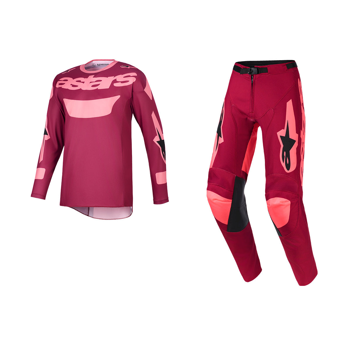 ALPINESTARS 2026 RACER RIWAY GEAR SET - DARK RED CORAL