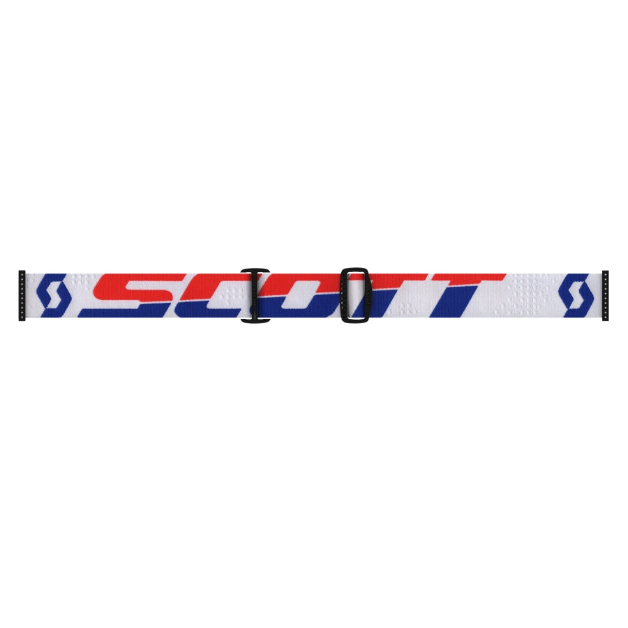 Scott Split OTG Goggles - White/Red Clear Works
