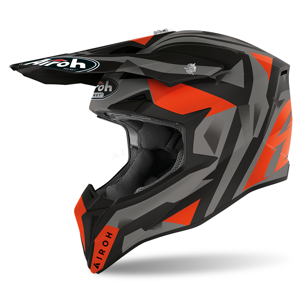 AIROH WRAAP HELMET - SEQUEL ORANGE MATT