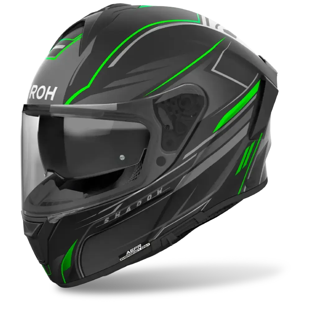 AIROH SPARK 2 SHADOW HELMET - GREEN MATT