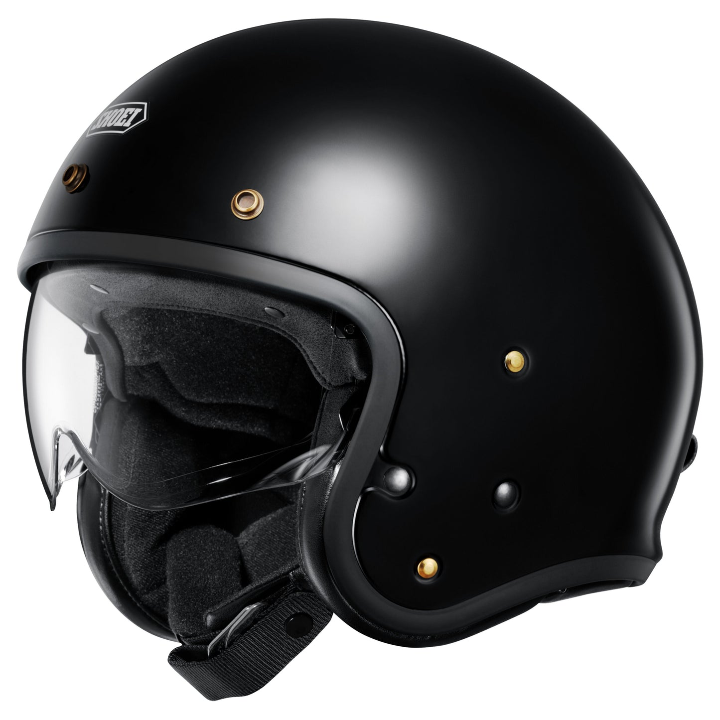 Shoei J.O2 Open Face Helmet - Black