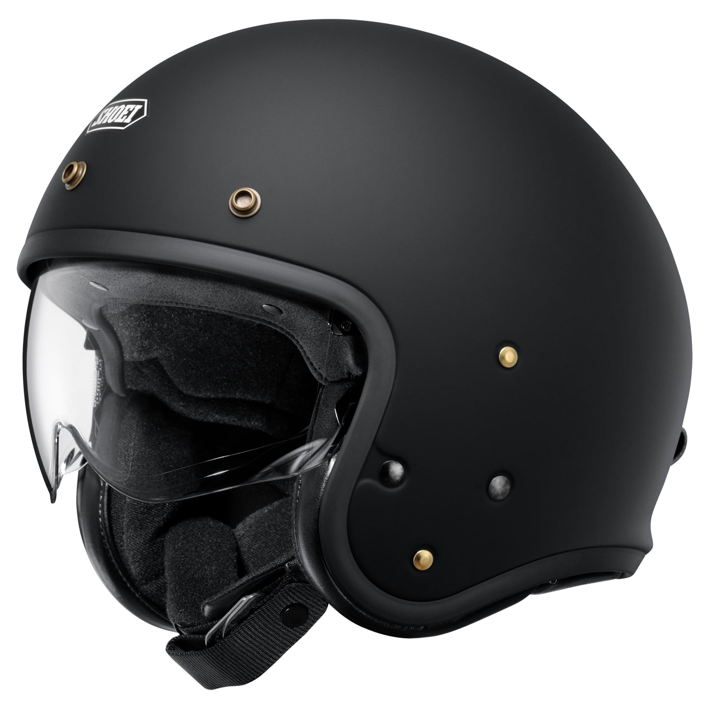 Shoei J.O2 Open Face Helmet - Matte Black