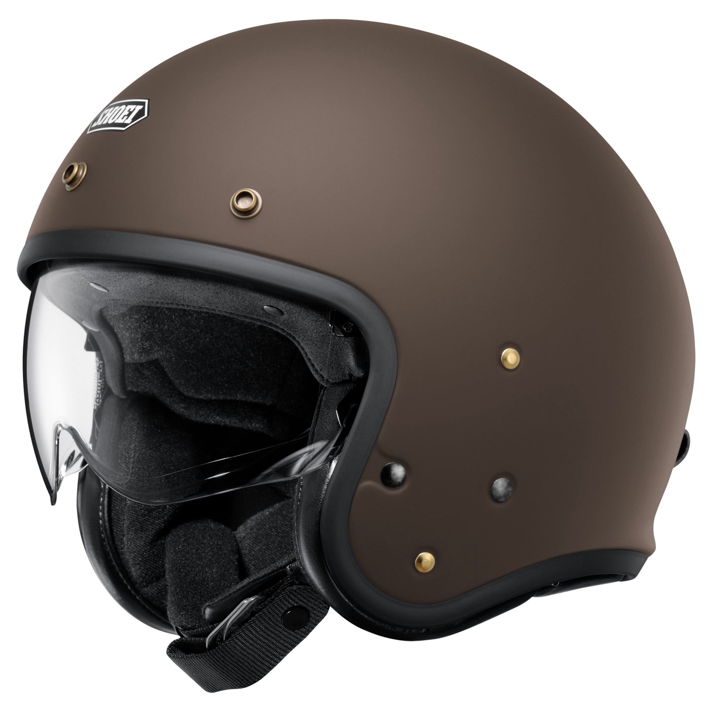 Shoei J.O2 Open Face Helmet - Matt Brown