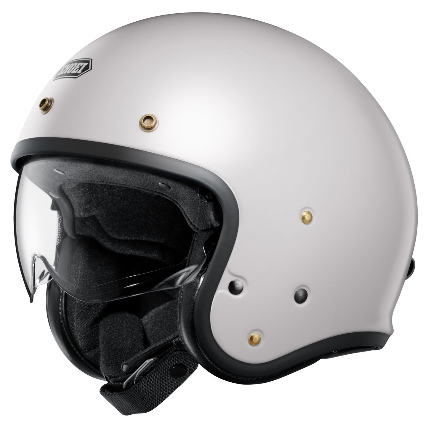 Shoei J.O2 Open Face Helmet - Off White