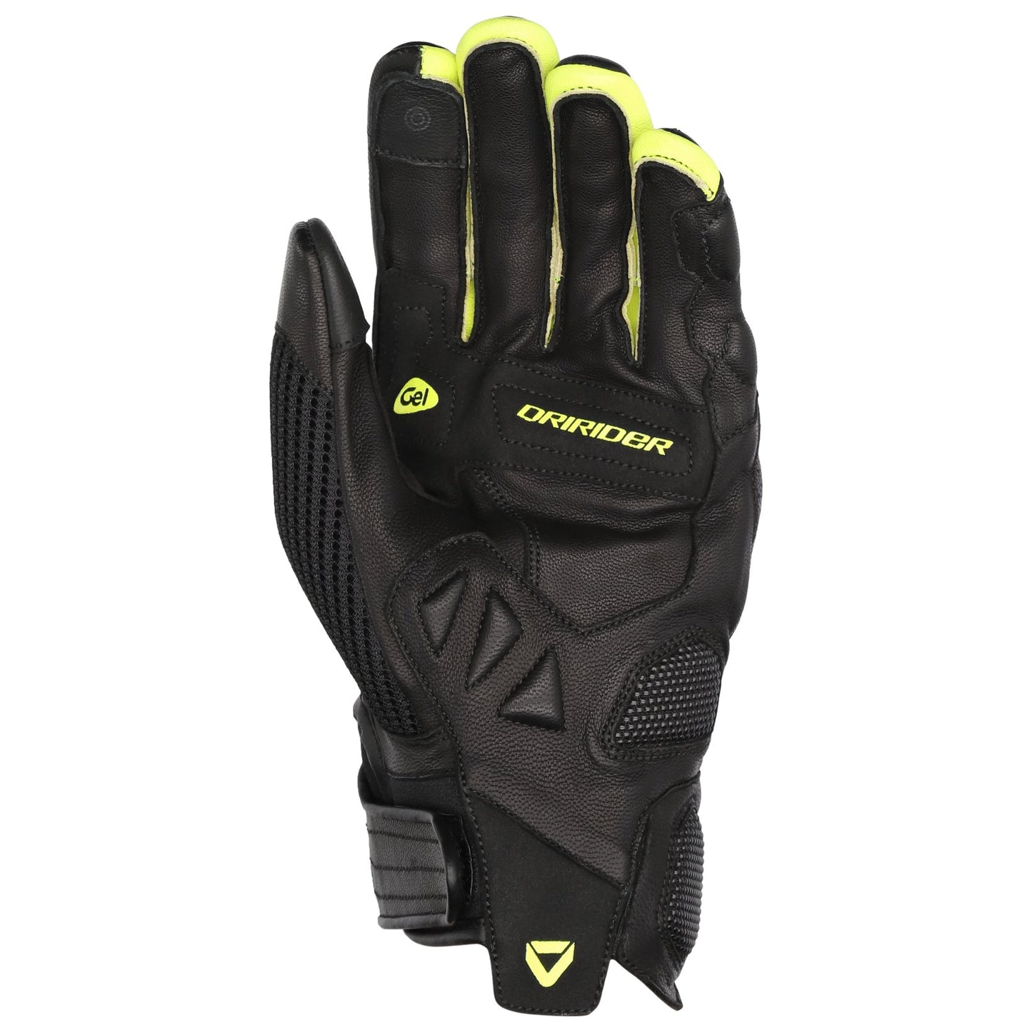 DRIRIDER SPRINT 2 LADIES GLOVES - BLACK/HI-VIS