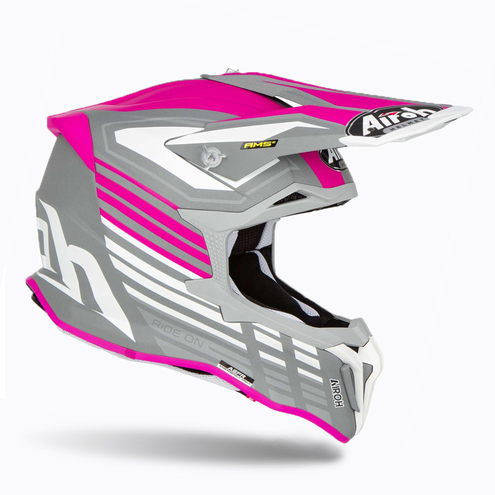 AIROH STRYCKER HELMET - SHADED PINK MATT