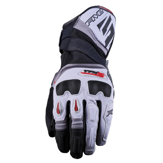FIVE TFX-2 WP GLOVES - GREY/RED