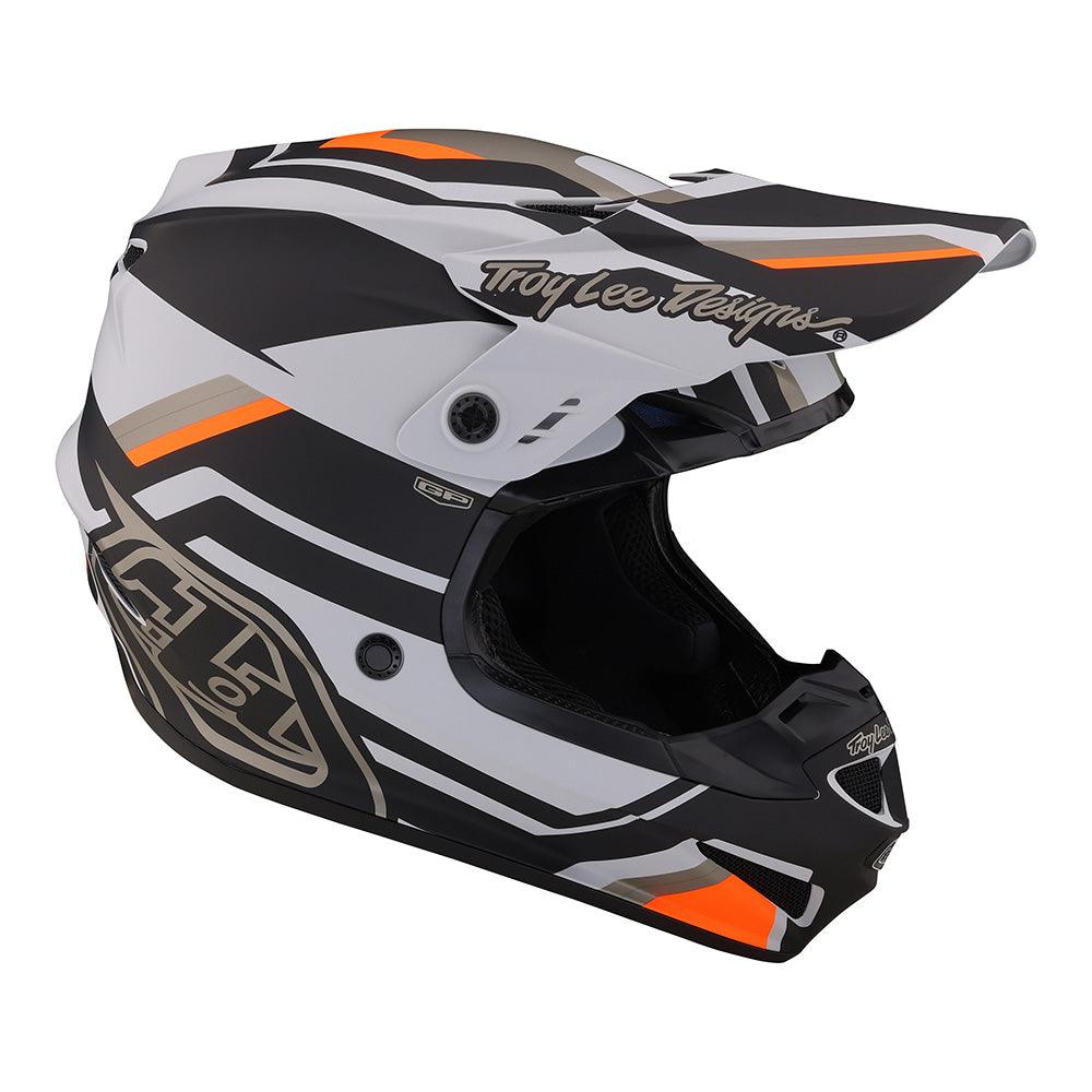 TROY LEE DESIGNS GP HELMET - APEX GREY/ORANGE LUSTY INDUSTRIES sold by Cully's Yamaha