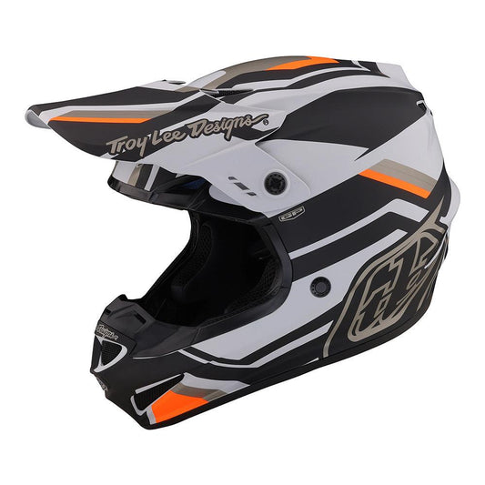 TROY LEE DESIGNS GP HELMET - APEX GREY/ORANGE LUSTY INDUSTRIES sold by Cully's Yamaha