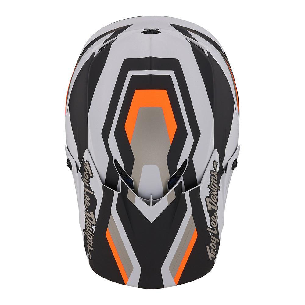 TROY LEE DESIGNS GP HELMET - APEX GREY/ORANGE LUSTY INDUSTRIES sold by Cully's Yamaha