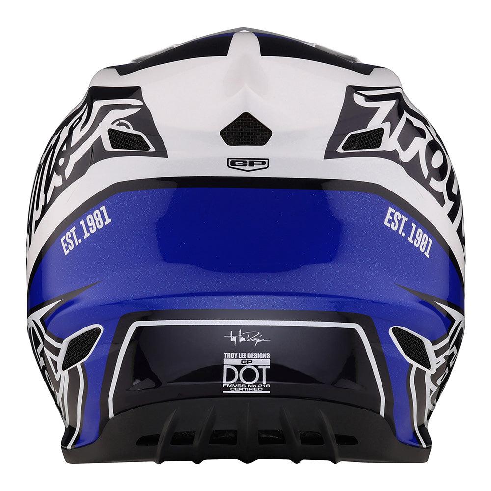TROY LEE DESIGNS GP HELMET - SLICE BLUE LUSTY INDUSTRIES sold by Cully's Yamaha