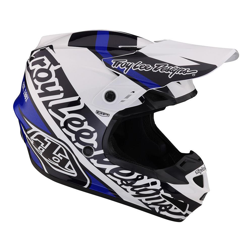TROY LEE DESIGNS GP HELMET - SLICE BLUE LUSTY INDUSTRIES sold by Cully's Yamaha