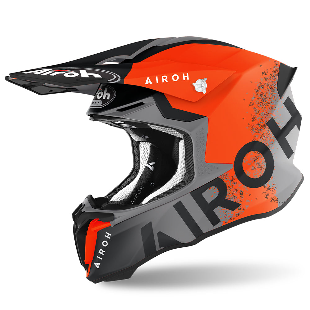 AIROH TWIST 2.0 HELMET - BIT ORANGE MATT