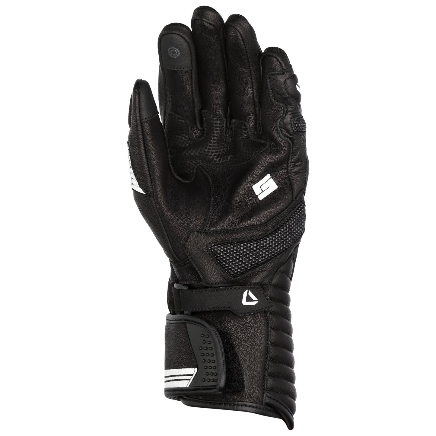 DRIRIDER TORQUE LONG CUFF GLOVES - BLACK/WHITE