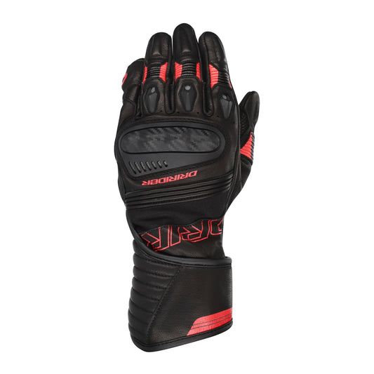 DRIRIDER TORQUE LONG CUFF GLOVES - BLACK/RED