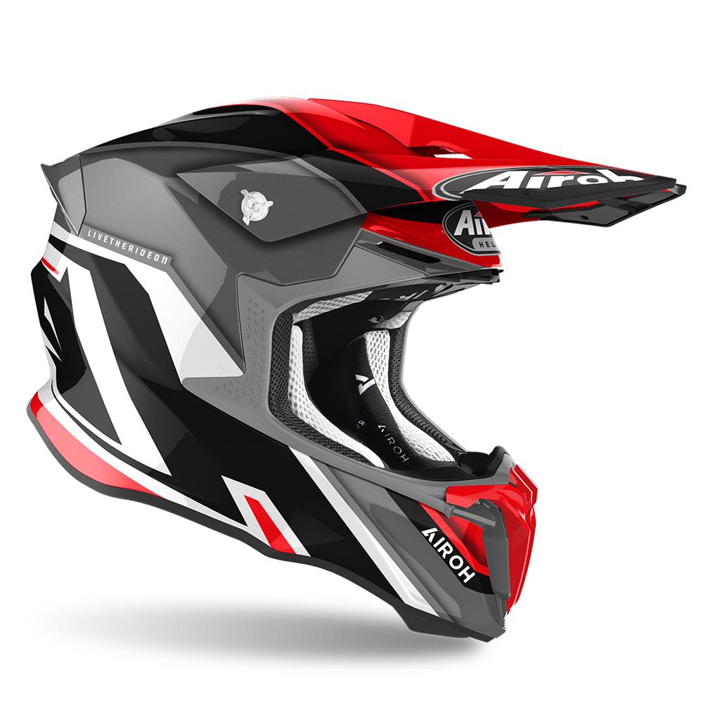 AIROH TWIST 2.0 HELMET - SHAKEN RED GLOSS