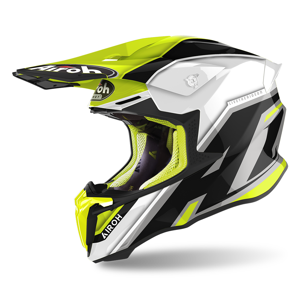 AIROH TWIST 2.0 HELMET - SHAKEN YELLOW GLOSS