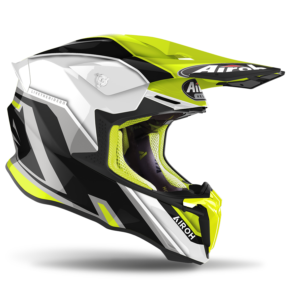 AIROH TWIST 2.0 HELMET - SHAKEN YELLOW GLOSS