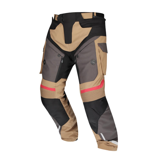 DRIRIDER VORTEX ADVENTURE 3 PANTS - DARK GREY/BROWN BLACK