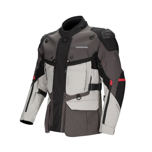 DRIRIDER VORTEX ADVENTURE 3 JACKET - GREY LIGHT/GREY BLACK