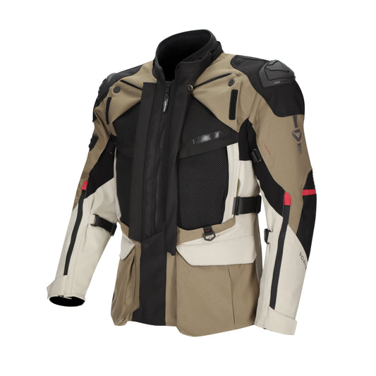 DRIRIDER VORTEX ADVENTURE 3 JACKET -KHAKI STONE BLACK