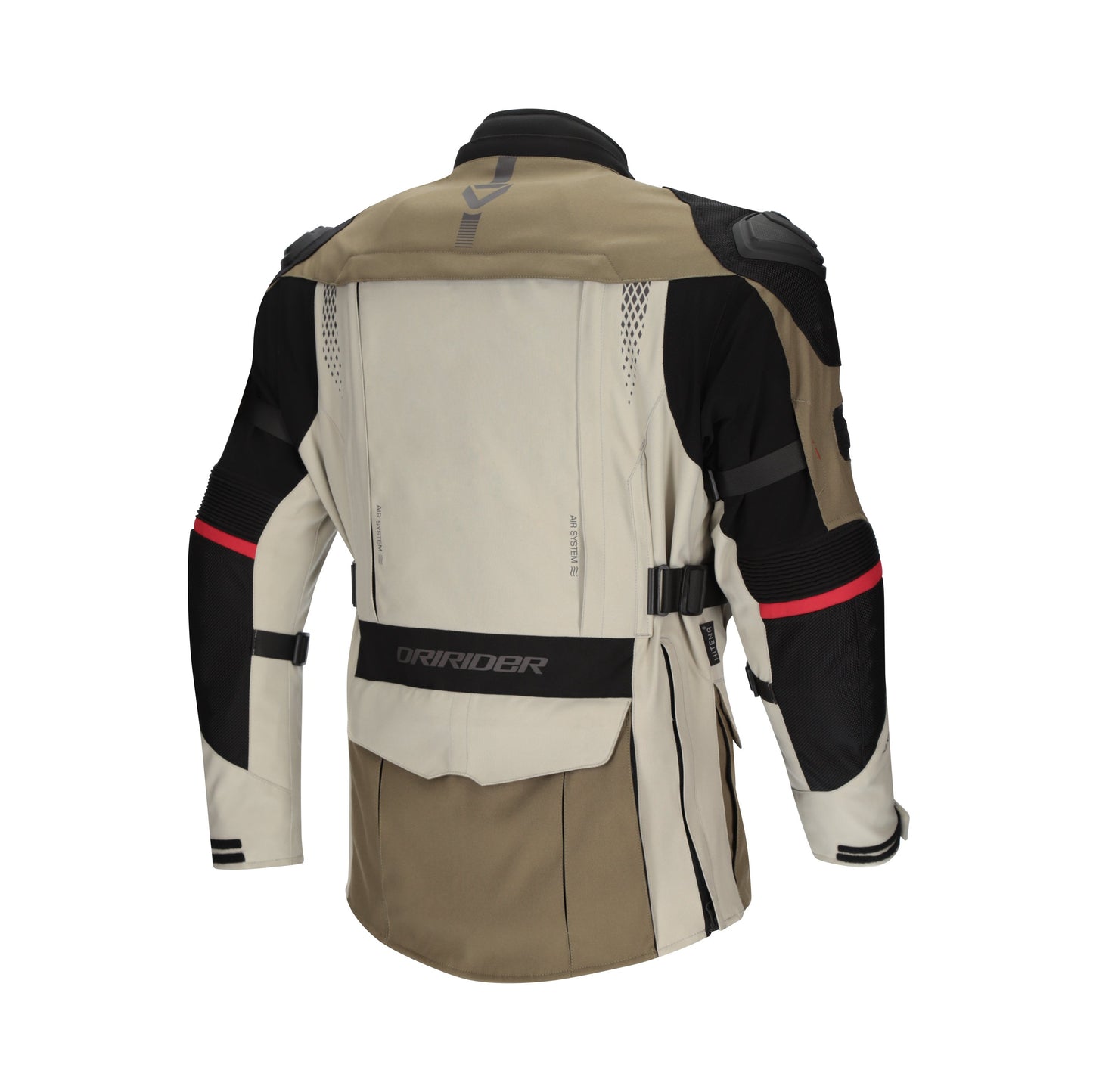 DRIRIDER VORTEX ADVENTURE 3 JACKET -KHAKI STONE BLACK
