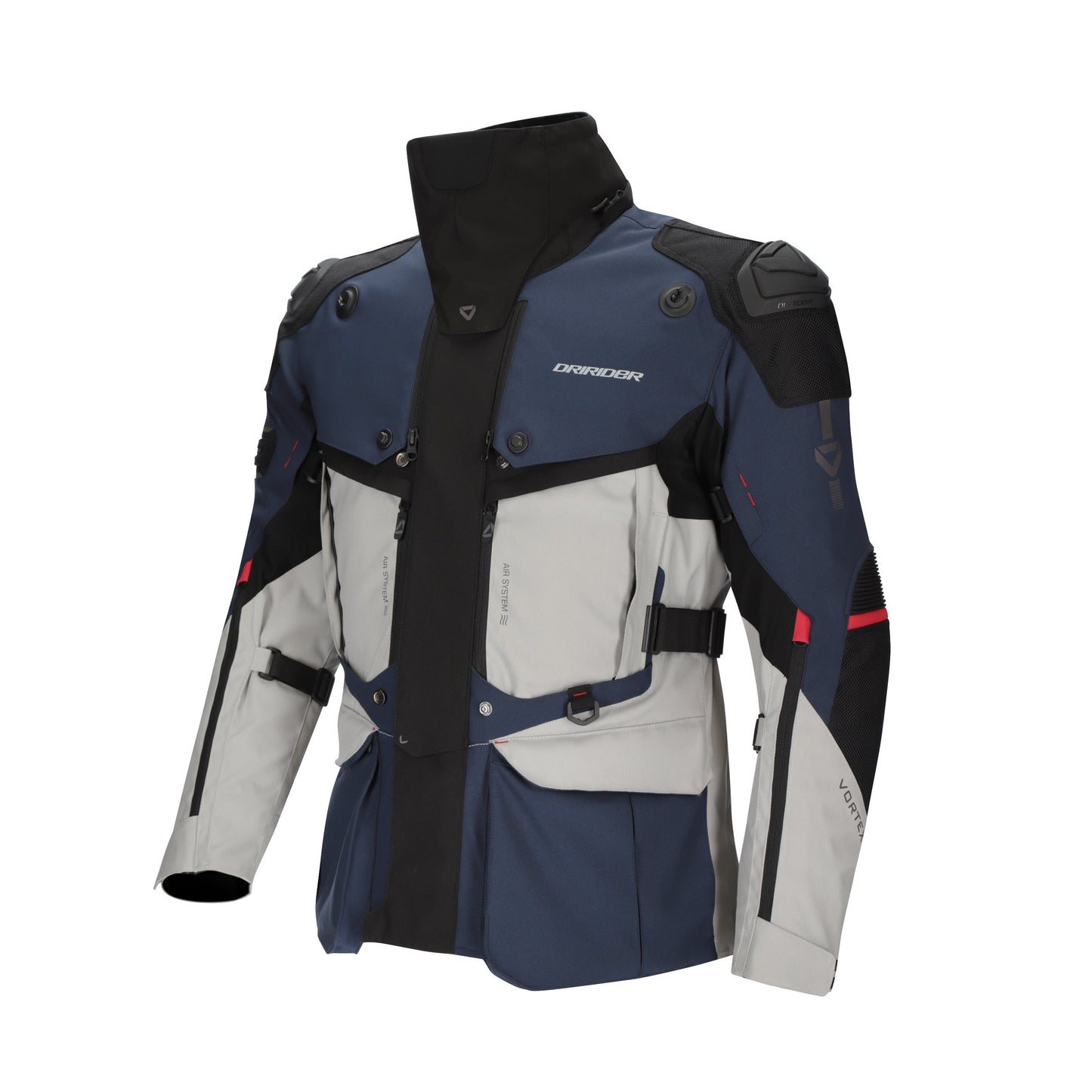 DRIRIDER VORTEX ADVENTURE 3 JACKET -BLUE LIGHT/GREY BLACK