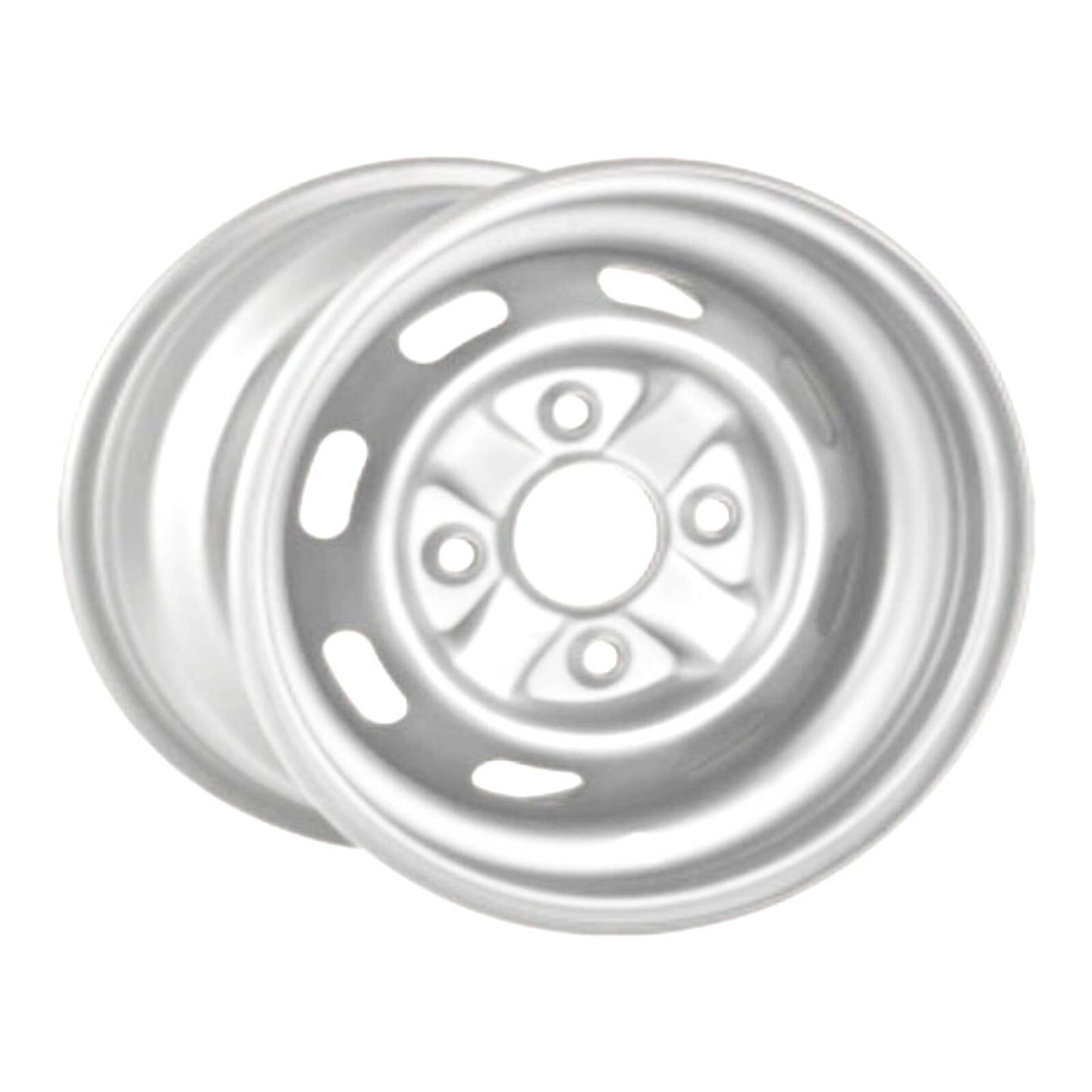 Whites ATV/UTV Steel Rim 12x7.5 Honda Rear IRS 4/110 +41 - Silver