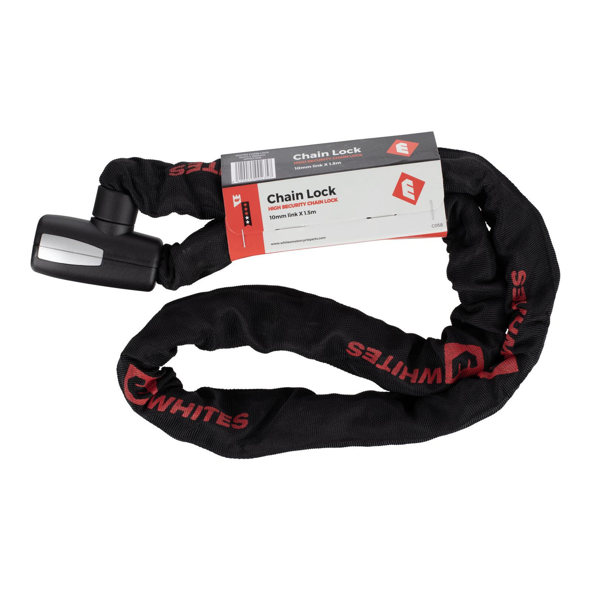 Whites Chain Lock 10mm x 1500mm