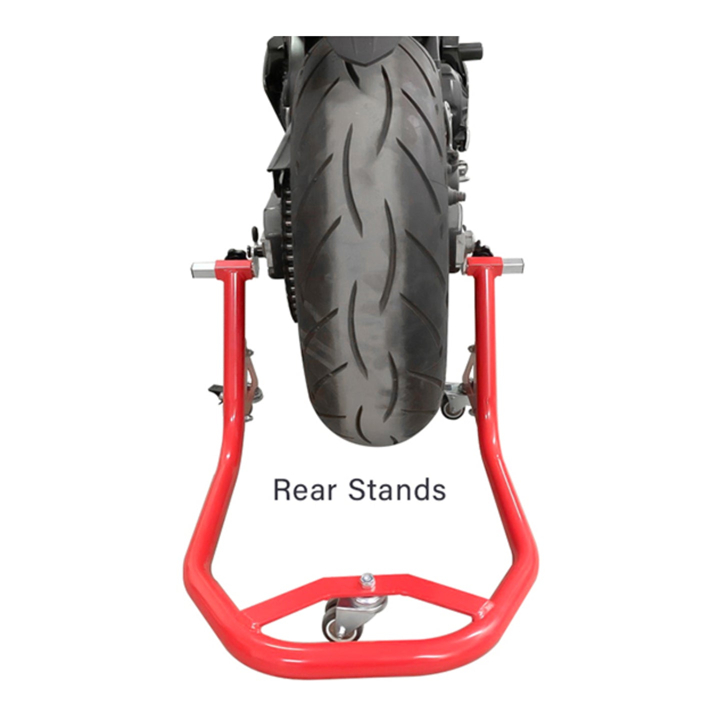 Whites Paddock Stand - Rear - Dolly Type - with V-Hooks & L-Pads
