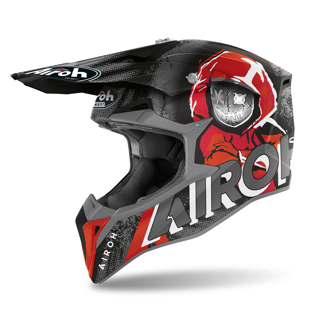 AIROH WRAAP HELMET - ALIEN RED MATT