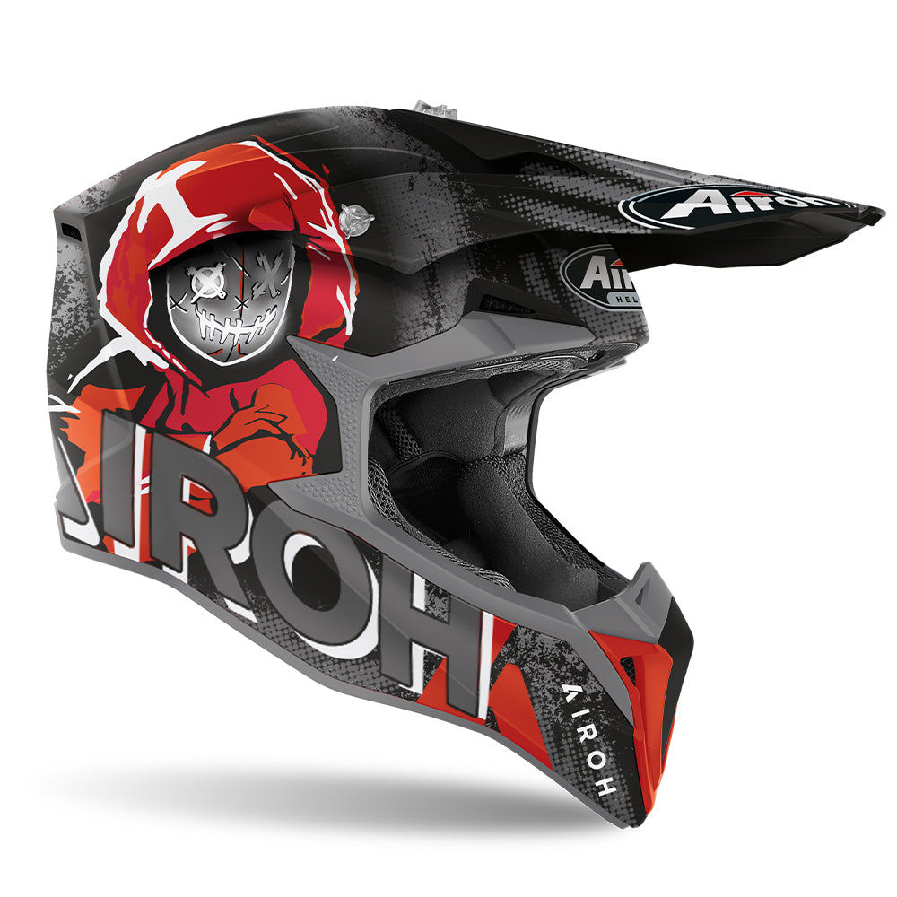 AIROH WRAAP HELMET - ALIEN RED MATT