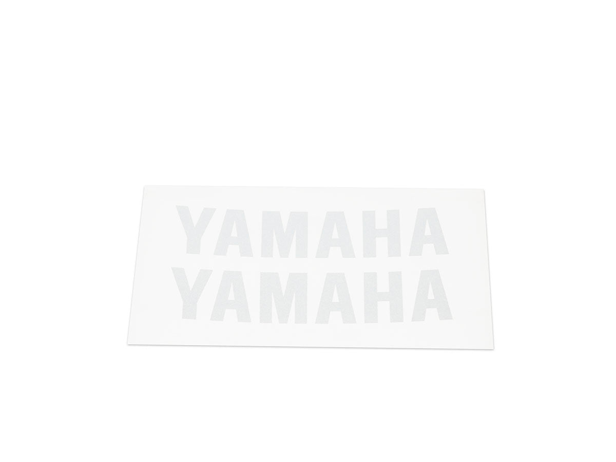 Rear Rim Sticker 'YAMAHA' - Silver