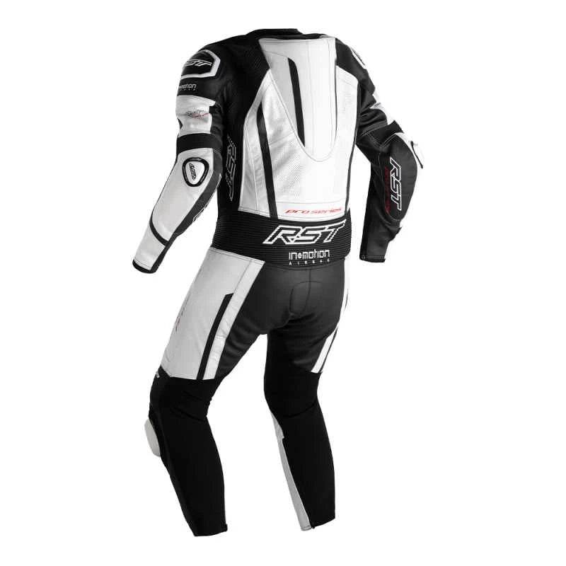 RST PRO SERIES EVO AIRBAG LEATHER SUIT - WHITE/BLACK MONZA IMPORTS sold by Cully's Yamaha