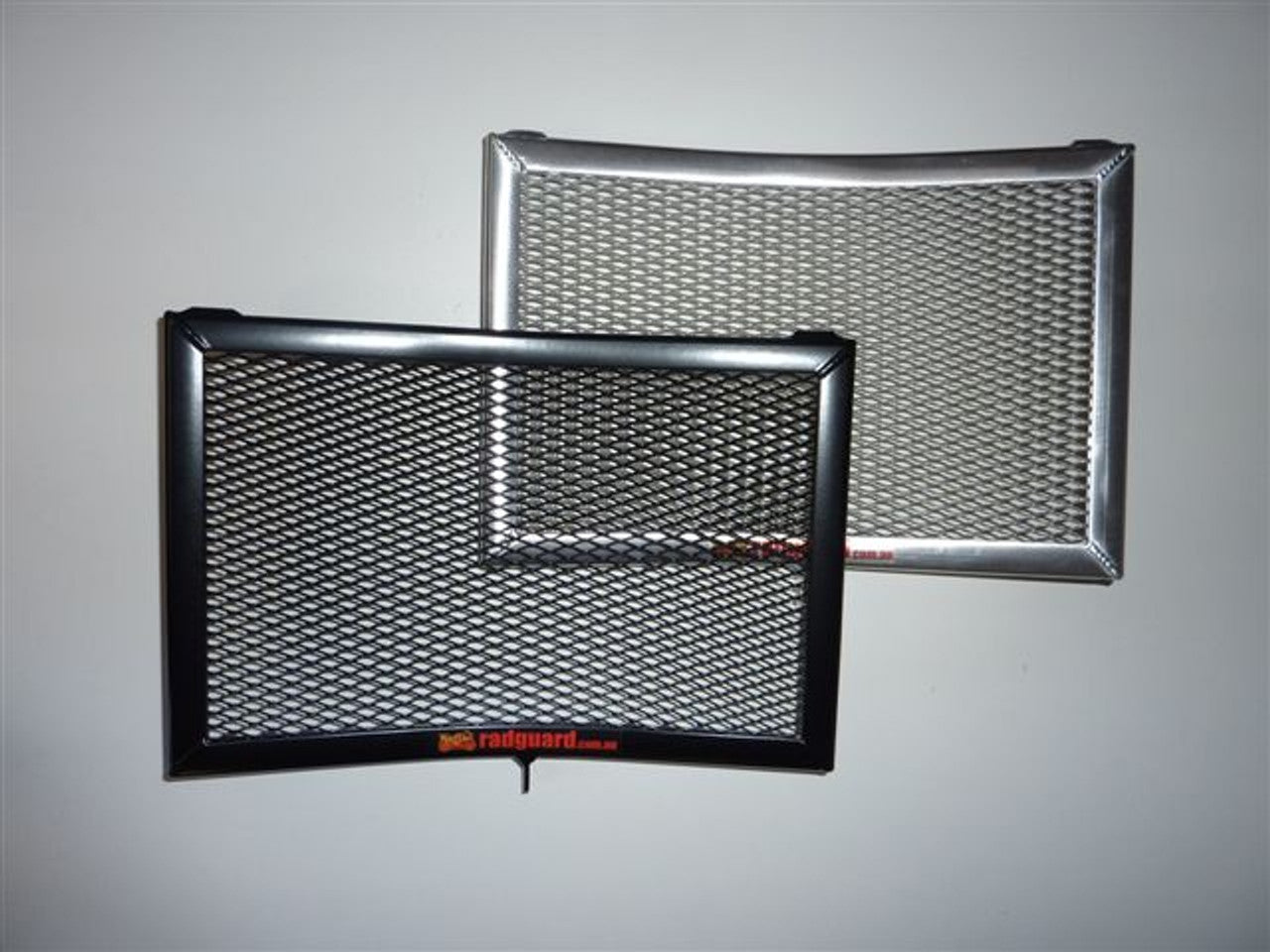 RAD GUARD RADIATOR GUARDS POLISHED ALLOY FZ8