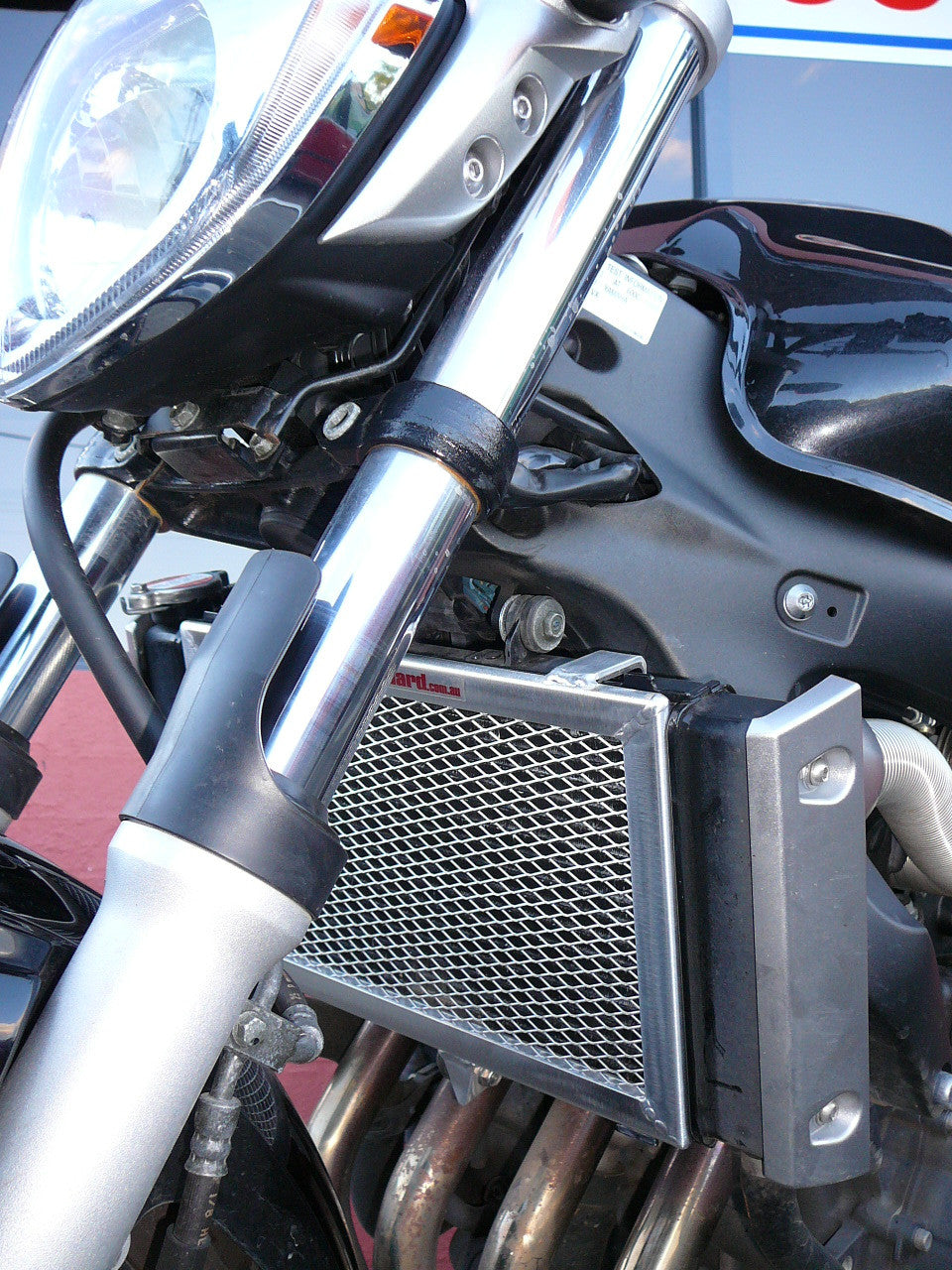 RAD GUARD RADIATOR GUARDS POLISHED ALLOY FZ6