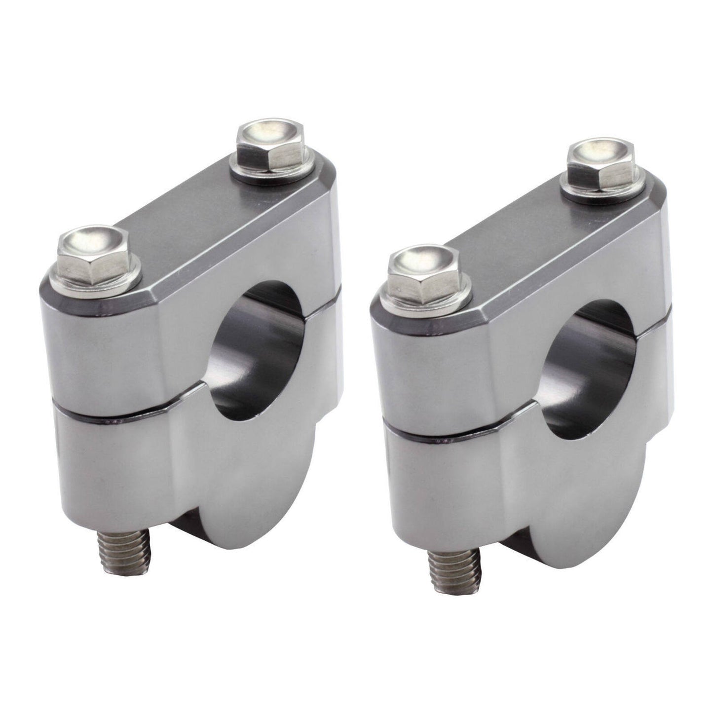 Zeta Handlebar Rise Kit 19mm Height - 22.2mm Bar - Titanium