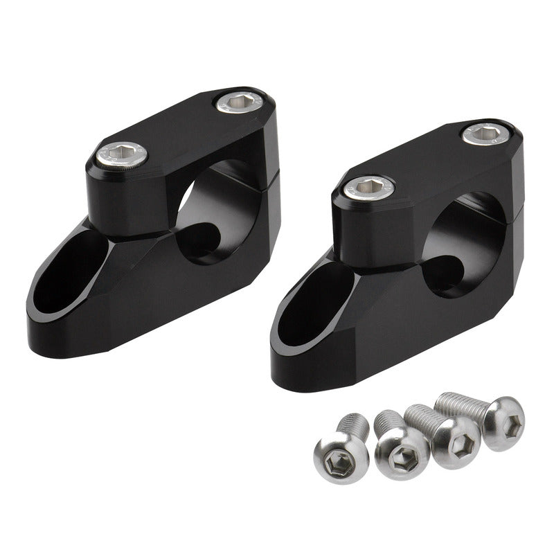ZETA BAR CLAMP KIT RISE & OSET - 7/8 OR TAPER MOUNT/TAPER BAR /OS:20MM / H:26MM BLACK