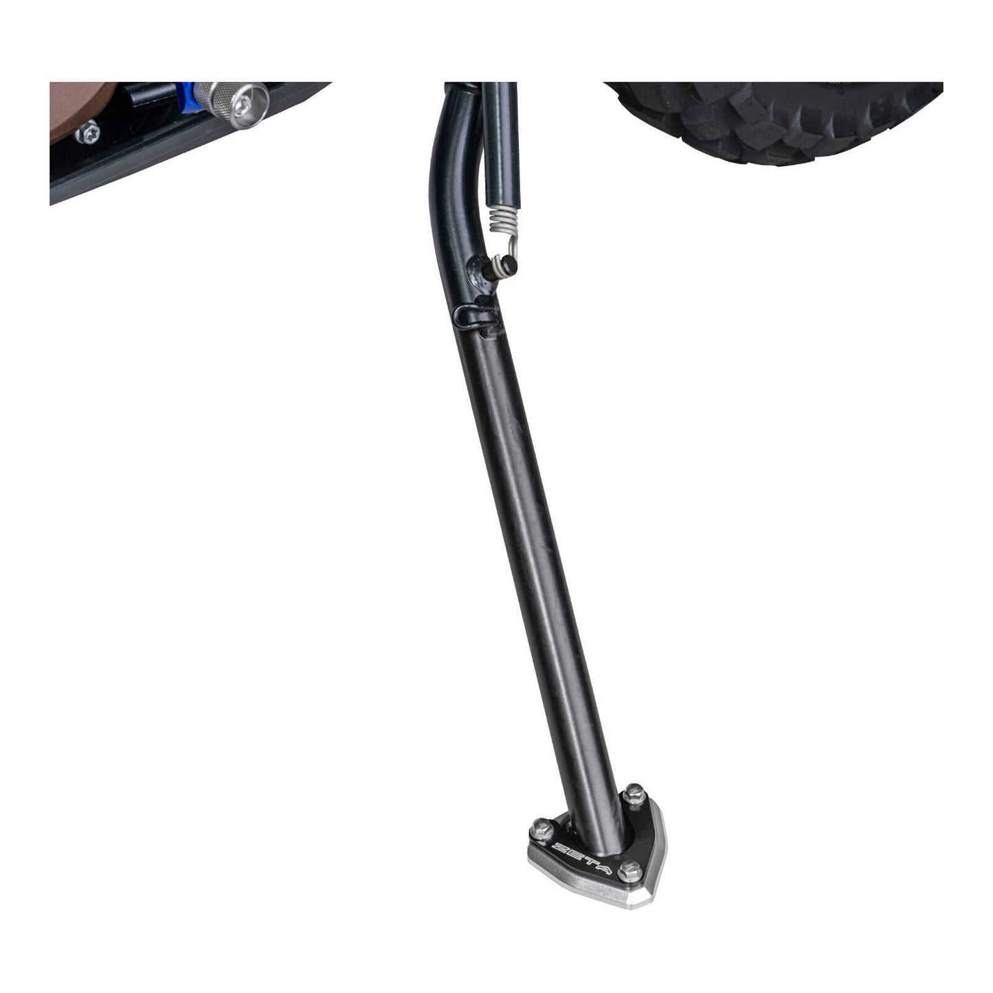 Zeta Side Stand Extender - Black / Silver - Husqvarna 701 Enduro (\'17-) / KTM 69