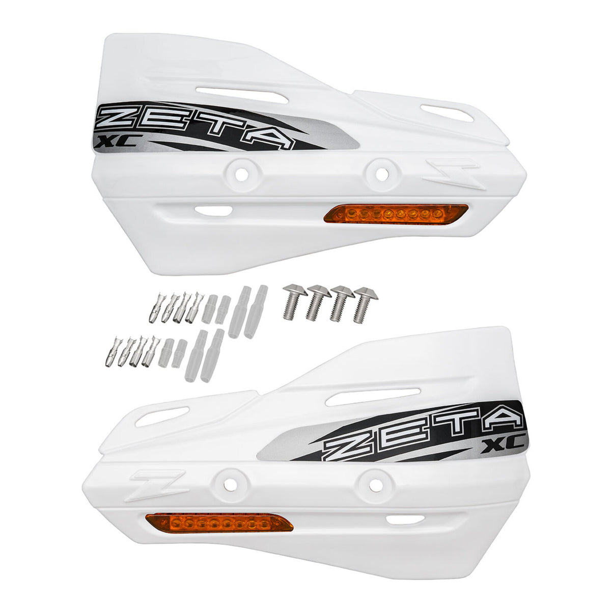 Zeta XC Flasher White Protector Shields