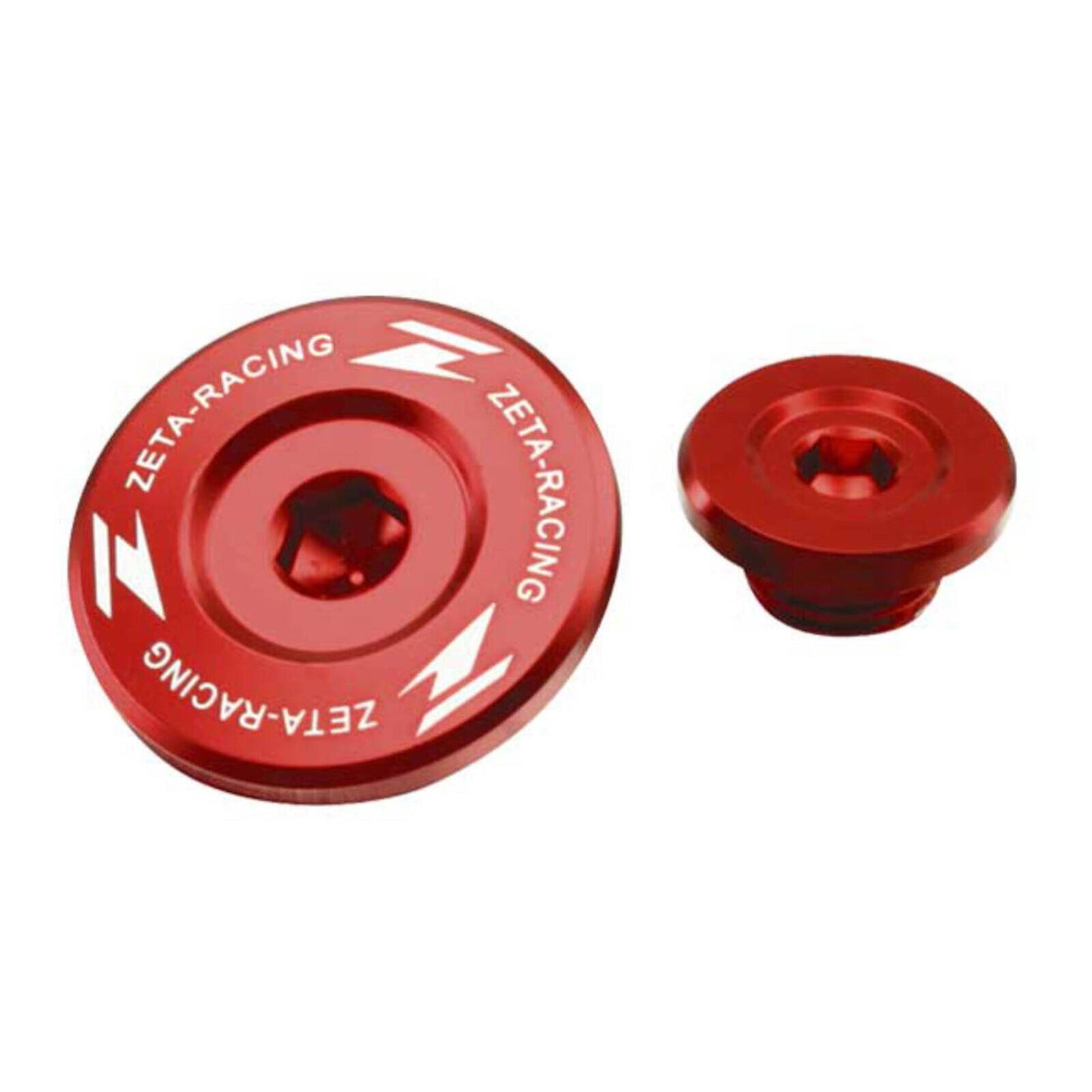 Zeta Engine Plug Set - Yamaha YZ250F (\'01-\'13), WR250R / WR250X, TT-R50 - Red